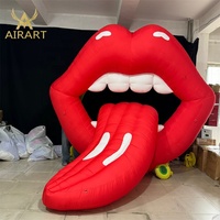 Ballon à lèvres pour les vacances d'été ballon à langue gonflable pour la décoration de fête de nuit en club