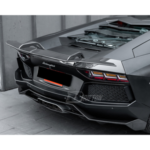 Alerón trasero de fibra de carbono seca estilo VST Aventador para Lamborghini Aventador LP700 LP740 LP750 2011-2021 - Product Image 4