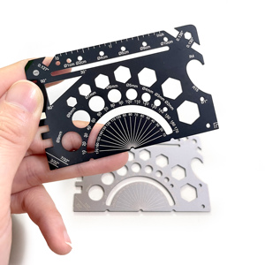 Pocket Survival Tool Stainless Steel Multi Functional Card Bottle Opener Custom logo Multi Tool Card