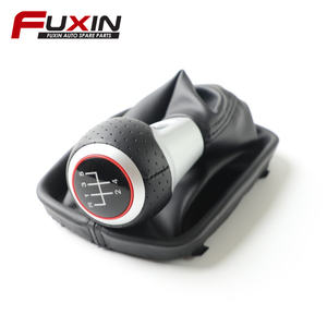 5 6 vitesses manette de vitesse Konb pommeau de levier de vitesse de voiture avec couvercle de coffre pour Audi A4 B6 8E 2000-2004 <span class=keywords><strong>A6</strong></span> C5 4B 1997-2005 2001 2002 <span class=keywords><strong>2003</strong></span> - Product Image 4