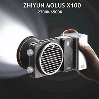 ZHIYUN Molus X100 100W COB lumière LED photographie éclairage extérieur Photo/vidéo prise de vue portable poche lumière de poche
