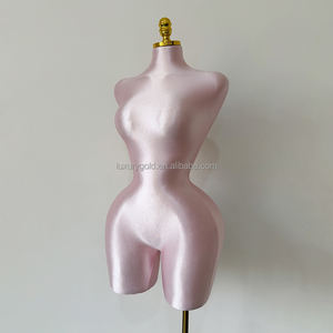 Pink <span class=keywords><strong>Curvy</strong></span> BBL Medio cuerpo Gran busto Lencería <span class=keywords><strong>Big</strong></span> Boob Vestido de talla grande Forma de caderas grandes Mujeres Maniquí Brasileño Maniquí femenino - Product Image 3