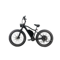 Vélo électrique à pneus larges 48V 1000W, 26 pouces, pour adultes, moteur à moyeu arrière, batterie au lithium, frein à disque