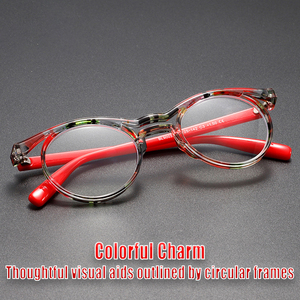 2025 cadre ovale <span class=keywords><strong>Anti</strong></span> lumière bleue bloquant les lunettes lointaines femmes élégant <span class=keywords><strong>Anti</strong></span> <span class=keywords><strong>brouillard</strong></span> lunettes Vintage optique hypermétropie lunettes - Product Image 3