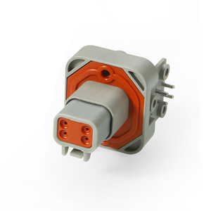 Moulage d'insertion de broches à angle droit professionnel OEM coupleur de connecteur femelle mâle IP68 en plastique étanche moules de haute qualité - Product Image 1