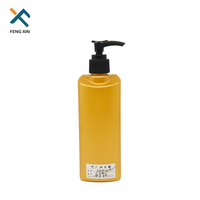 Bouteille de shampooing PET personnalisée vide 220ml conteneur de gel douche en plastique avec pulvérisateur à pompe pour emballage de soins de la peau