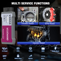 VXDIAG VCX NANO RVDIAG pour Renault OBD2 Scanner de diagnostic de tous les systèmes automobiles, peut clipper le codage ECU, programmation, lecteur de code