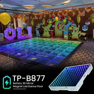 Pixel discoteca DJ piso LED Digital iluminado LED pista de baile para escenario de fiesta de boda