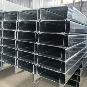 Pre-Engineered Structures C Shape Purlins Galvanized C Purlin Steel Profile C Channel Steel Price Steel