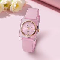 Relojes de Silicona para Mujer al por Mayor, con Logotipo Personalizado, Relojes de Cuarzo Cuadrados para Dama