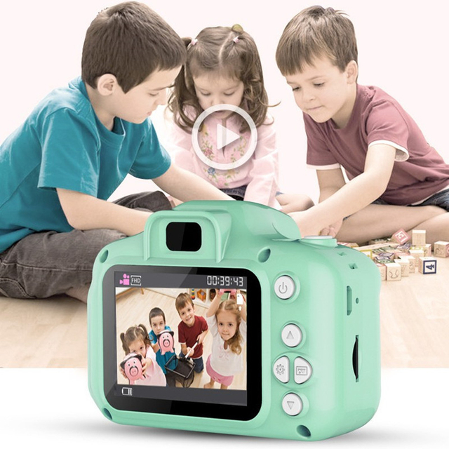 Children's Camera 1080P HD Screen Kids Digital Camera Mini Education Toys Outdoor Photography Video Toy for Boy Girl Best Gift