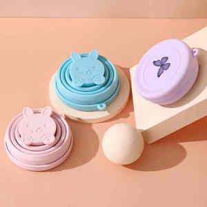 Bouteille d'eau pliable en silicone, anti-fuite, grande capacité, portable, pour les voyages en plein air, les sports, résistante aux hautes températures, de qualité alimentaire - Product Image 3