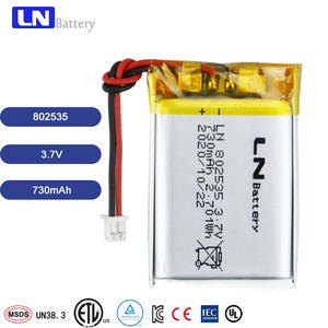 بطارية ليثيوم أيون قابلة لإعادة الشحن ، بطارية ليثيوم بوليمر ليثيوم مع Connecteur jur - Product Image 2