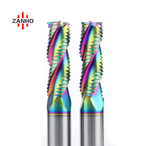 <span class=keywords><strong>Fresa</strong></span> <span class=keywords><strong>per</strong></span> sgrossatura ZANHO DLC a 3 taglienti, 35° di elica, in carburo di tungsteno HRC55 <span class=keywords><strong>per</strong></span> alluminio, rame, <span class=keywords><strong>plastica</strong></span>, CNC, ODM, OEM - Product Image 4