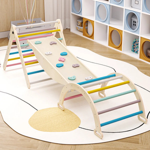Estructura de escalada de madera para exteriores, gran estructura de escalada para niños y parque de atracciones para guarderías, parques de trampolines y parques deportivos. - Product Image 1
