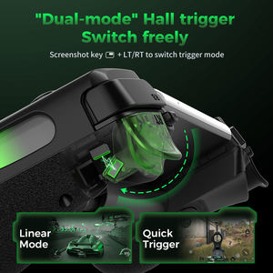 Manette de jeu mobile AB05 Type-C avec double joystick électromagnétique à effet Hall, éclairage RGB, manette de jeu extensible pour Android IOS - Product Image 5