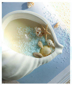 Décoration d'intérieur de luxe européenne Beauté côtière <span class=keywords><strong>Bougie</strong></span> parfumée en coquillages naturels à base de soja pour souvenirs Idées cadeaux - Product Image 5