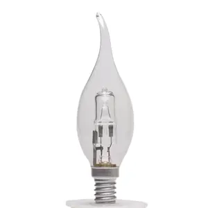 Inicio Decorativo C35 Vela Bombilla 18W 28W 42W Bombilla halógena de ahorro de energía