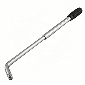 Clé à douille télescopique en L pour pneus, entraînement 1/2 po, 12,5 mm, en acier Cr-V trempé, clé à douille à économie d'effort pour réparation automobile - Product Image 3