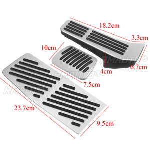 2/3 piezas Cubiertas para Pedales de Coche: Acelerador, Freno, Reposapiés y Embrague para Mazda 3 CX-30 CX30 CX 30 2020 2019 - Product Image 4