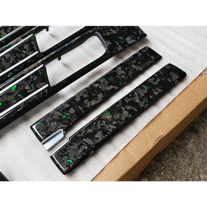 Nuevo Kit Interior de Fibra de Carbono Forjada con Patrón 2017-2023 para Panel de Control Central, Reposabrazos y Decoración de Actualización/Modificación Panamera - Product Image 5