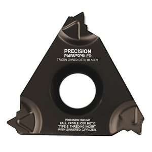 Inserto de Roscado Tipo E Iso Métrico de Perfil Completo con Fresa de Precisión y Rompecáscaras Sinterizado - Product Image 2