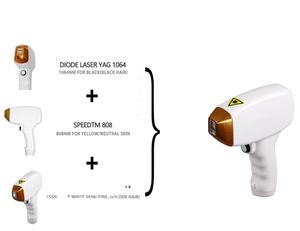 Ice laser-pieza de mano de titanio y platino, 4 Quattro, 12x35mm, tamaño del punto, mango láser trio de 1200W, 1600W, 800W, 1000W, 600W, 500W, 1800W - Product Image 3