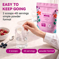 MYO & D-CHIROINOSITOL Pour Elle en Poudre avec Folate, Vitamine D3 et Zinc – Complément pour Femmes