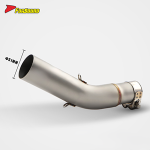 Silencieux d'échappement intégré à mi-queue de moto en acier inoxydable haute <span class=keywords><strong>Performance</strong></span> 51mm K10 avec <span class=keywords><strong>DB</strong></span> <span class=keywords><strong>Killer</strong></span> pour SUZUKI GSX250R - Product Image 6