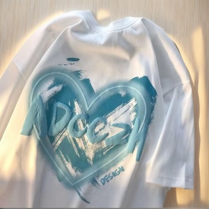 2025 nuovo arrivo <span class=keywords><strong>T</strong></span>-<span class=keywords><strong>Shirt</strong></span> da <span class=keywords><strong>donna</strong></span> Plus Size con Logo personalizzato <span class=keywords><strong>T</strong></span>-<span class=keywords><strong>Shirt</strong></span> da ragazza di <span class=keywords><strong>alta</strong></span> <span class=keywords><strong>qualità</strong></span> <span class=keywords><strong>T</strong></span>-<span class=keywords><strong>Shirt</strong></span> in <span class=keywords><strong>cotone</strong></span> con stampa 3d - Product Image 1