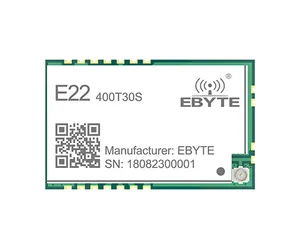 Ebyte E22-400T30S Semtech SX1262 UART ระยะ10กม.,433Mhz 30dBm SMD 25*40.5มม. CE RoHs FCC LoRa RF โมดูล