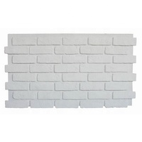 Revêtement mural artificiel ignifuge et imperméable ASTM E84 Classe A, panneau mural en briques PU, rénovation de la maison, brique en mousse 3D, garantie de 15 ans
