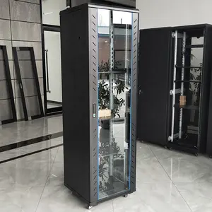 19 Inch 42u Floor Standing Cabinet 42u Server Rack Cabinet With Cooling Fan
