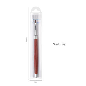 Source Factory Nail Art Brush Set Herramientas profesionales para pintar Liner Punta redonda Gel UV Tallado Gradiente Mezcla Manicura - Product Image 5