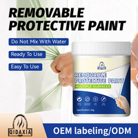 Peinture protectrice amovible multi-surfaces, peinture pelable, peinture à base d'eau, latex élastique
