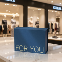 Glitter Coated 4C Rigid Paperboard Flip Gift Box Glossy/Matt Lamination UV Coating Silk Screen Personalized Logo Luxury