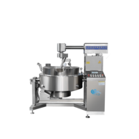 Edelstahl-Thermoöl-Kochkessel für Khoya-Kichererbsenpaste mit Planetenrührwerk und Mixer
