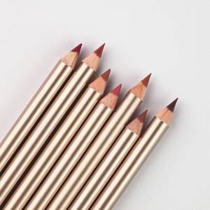 <span class=keywords><strong>Crayon</strong></span> à <span class=keywords><strong>lèvres</strong></span> en bois doré mat, crème, pour revendeurs, marque privée, marron - Product Image 5