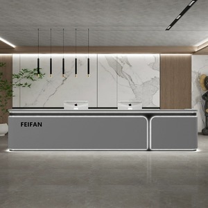 Bancone Moderno JINXIN per Istituti di Formazione, Reception, Bar, Caffetteria, Hotel, Palestra, Negozio, Cassa - Product Image 5