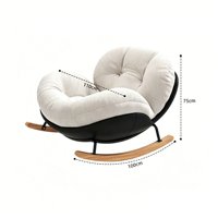 Fauteuil d'appoint personnalisé, Fauteuil à bascule œuf, Fauteuil de salon – Fabrication OEM/ODM directe usine, faible MOQ