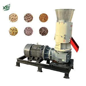 200kg/h crop biomass pellet machine wood chip fuel pellet making machine soybean wheat straw pellet machine