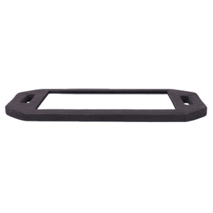 Framed <b>Mirror</b> Rectangle Round <b>Plastic</b> Handle Home Use Salon Hair Styling Tool - Product Image 3