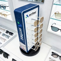 Support de présentation rotatif en acrylique pour lunettes, présentoir de lunettes de soleil, présentoir pour magasins de vente au détail d'optique