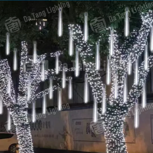 ไฟตกแต่ง LED แบบเรียงซ้อนเอฟเฟกต์ดาวตก พร้อมสี RGBW และคุณสมบัติกันน้ำ IP65 สำหรับต้นไม้ริมถนนและงานเทศกาล - Product Image 2