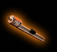 Capteur de déplacement linéaire magnétostrictif sans contact TEC RP pour vérins hydrauliques +24Vdc Interface 4-20mA IP67 Linéarité