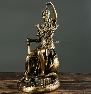 Escultura de Resina de Alta Calidad al Mejor Precio, Escultura Humana para Hotel, Escultura Personalizada de la Diosa Griega de la Riqueza para el Hogar - Product Image 4