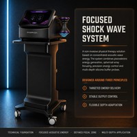 Traitement ED, conditionnement physique, remodelage des tissus, activation de la circulation, machine à ondes de choc focalisées piézoélectriques