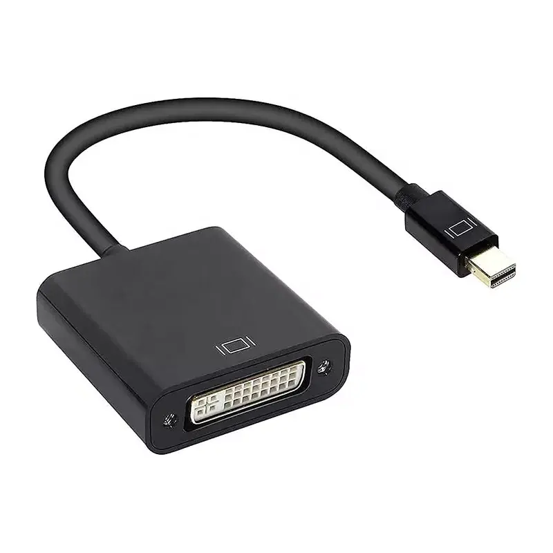 minidp to dvi Video adapter Mini Displayport Male To DVI Female Video Converter Adaptor Adapter Cable For Mac