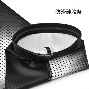 Manchons de cyclisme Boddu noirs dégradés anti-UV unisexes pour sports de plein air - Product Image 2