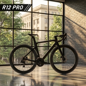 Juego de Ruedas R12 Pro de 700c y 50mm, 24 Velocidades, Frenos de Disco Hidráulicos, Aero, Alto Módulo, Cómodas y Ligeras, de Carbono, R12 Pro 700c, R12 Pro R1 - Product Image 1